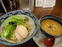 「（限定）濃厚鶏白湯醤油つけ麺 　880円」@鶏骨スープ 青桐の写真