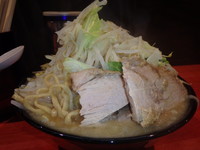 「大ラーメン(750円)(ヤサイニンニク)」@ラーメン二郎 会津若松駅前店の写真