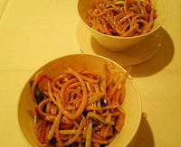 「手延べ麺と色々野菜の和えそば　１４１０円」@馥香の写真