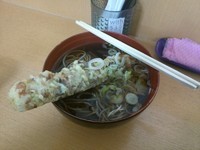 「ちく天そば」@そば処はやて 八戸店の写真