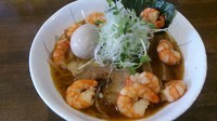 「【限定】海老中華ソバ￥850＋味玉￥100」@ラーメン 和なりの写真