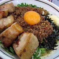 「ど肉台湾まぜそば 1,100円」@麺屋はなび 新宿店の写真