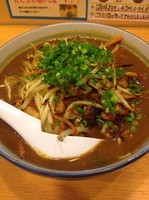 「【限定】　スパイシーカレー麺　とろみ　850円」@麺場 鶏源 TORIGEN 黄金町店の写真