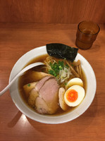 「チャーシュー中華そば 900円  味玉 100円」@福の神食堂の写真