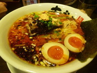 「【限定】辣鹽濁白湯麺（辛塩とんこつらーめん）」@麺屋 あごすけの写真