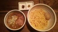 「つけ麺(地鶏の味玉付き)(あつもり)」@つけ麺 APPLE BASICの写真