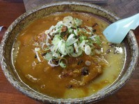 「カレーラーメン　（大盛り）」@桜島鹿児島ラーメンの写真