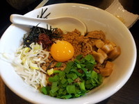 「【月曜限定】赤羽まぜそば Z + 追い飯」@麺処 夏海の写真