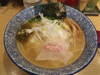 「(第16回)鮮魚ラーメン(月曜日限定)＋なめろう風ごはん」@麺屋 一燈の写真