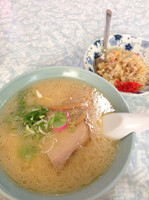 「味噌ラーメン 半チャーハンセット」@可楽の写真