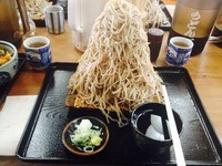 「もりそば　大盛　８０６円」@奥会津の写真