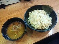 「グリーンカレーつけ麺」@麺や つとむの写真