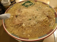 「中華(大油、麺カタ)¥670+大盛¥100」@大むら食堂の写真