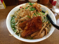 「こってり塩ラーメン 720円」@らあめん一撃 松戸駅前店の写真