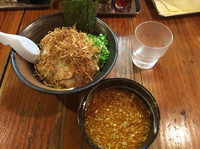 「つけめん(赤)750円」@らーめんめんぱちの写真