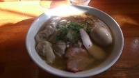 「【11/27限定】ワンタン秋刀魚煮干そば(塩) ￥850」@麺屋 むじゃきの写真