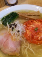 「ローストトマト塩そば1000円」@Japanese Soba Noodles 蔦の写真