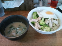 「11月限定麺 ガパオ風まぜつけ麺」@麺処鍵 黒猫亭の写真