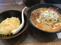 「景坦麺味噌あじ  600円  セットチャーハン100円」@景勝軒 伊勢崎総本店の写真