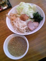 「スペシャルつけ麺700円」@きぬちゃん食堂の写真