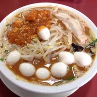 「旨からソバ(¥820)+うずらの味玉(¥100)」@ラーメン・つけ麺 モトヤマ55の写真
