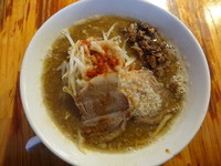 「とんこつにぼ一朗半（150ｇ）」@幻の中華そば加藤屋 にぼ次朗の写真