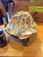 「大ブタ+BB+しょうが」@ラーメン二郎 八王子野猿街道店2の写真