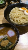 「つけ麺　　８５０円　　ラーパスで味玉」@上州濃厚中華蕎麦 はたお商店 下小出本店の写真