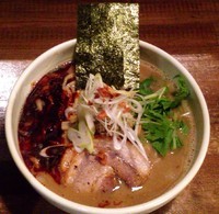 「なな蓮の坦々そば（夜の部限定） 900円　麺大盛り50円」@日本橋 製麺庵 なな蓮の写真
