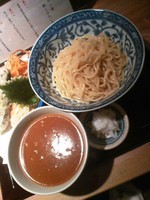 「天丸つけ麺７５０円」@東京天ぷらつけ麺天丸の写真