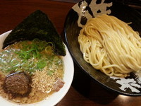 「かつお合わせつけ麺（大盛・300g)800円」@越後ラーメン 維新 湯沢本店の写真