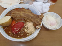 「旨味凝縮スペシャルカレースペアリブを載せて　Ｃ+α」@MENYA 食い味の道有楽の写真