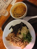 「肉そば 大盛」@麺水 名古屋北店の写真