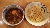 「江戸前つけ麺(並盛)(あつもり)＋味玉」@江戸前つけ麺 サスケの写真