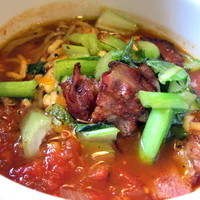 「トマトラーメン 850円」@Pour cafeの写真