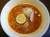 「火山らーめん＋大盛」@旭川らーめん かじべえの写真