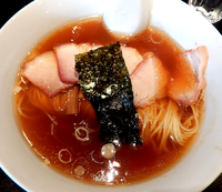 「チャーシューメン（麺少な目。850円）」@支那ソバ 小むろの写真
