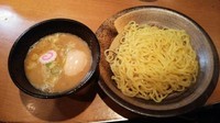 「味玉鶏白湯つけ麺(小盛り)(あつもり)」@吉虎 東京 KICHITORA TOKYO 渋谷本店の写真