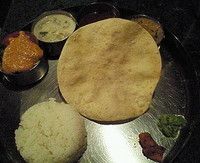 「ライトランチミールス　１０００円」@南インド料理 ダルマサーガラの写真