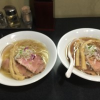 「塩そば＋中華そば」@麺処 晴の写真