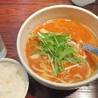 「担々麺＋半ライス」@千駄木 らーめん いっとくの写真