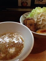 「「限定」背脂にんにくつけ麺」@武将の写真