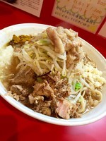 「小らーめん￥680＋ほぐし豚￥50＋カレー￥50」@麺屋 桐龍の写真