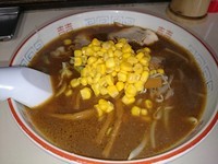「みそとうもろこしラーメン 600円」@ラーメン 山容の写真