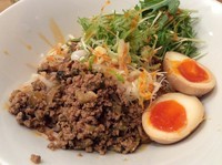 「汁なし坦々麺 大盛＋サービス味玉」@麺屋 大申の写真