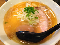 「味玉濃厚鶏そば(海老塩味)」@AKEBIの写真