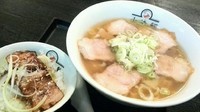 「喜多方ラーメン＠ミニ豚丼セット￥780」@喜多方ラーメン 坂内 川崎東田店の写真