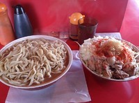 「豚そば大　麺マシマシ　(改定前)」@ひたちなか大盛軒の写真