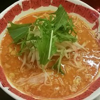 「世界初！ カニ担々麺　８５０円」@アイリスラーメン担々麺専門店の写真