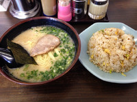 「チャーハンセット （750円）」@博多ラーメン 長浜や 青物横丁店の写真